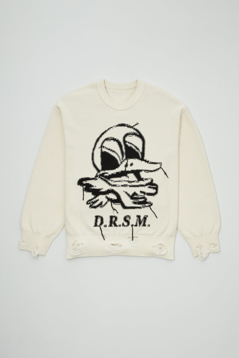 DALE KNIT CREWNECK Ivory