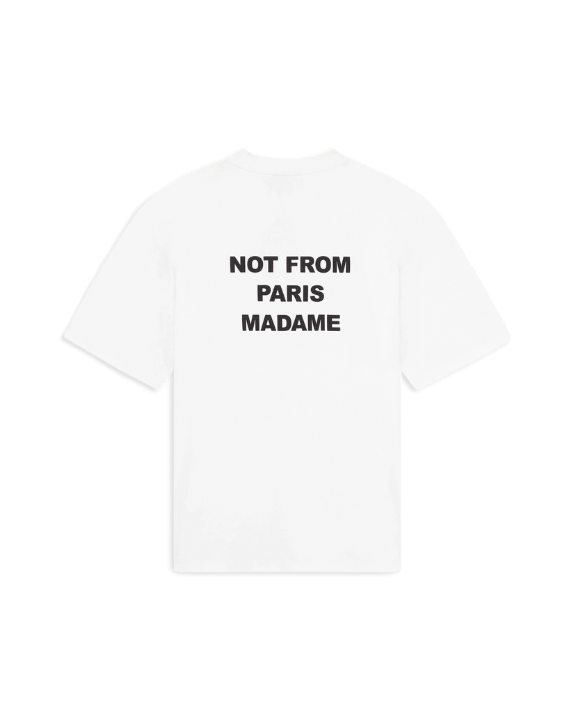 Le TShirt Slogan Optic White