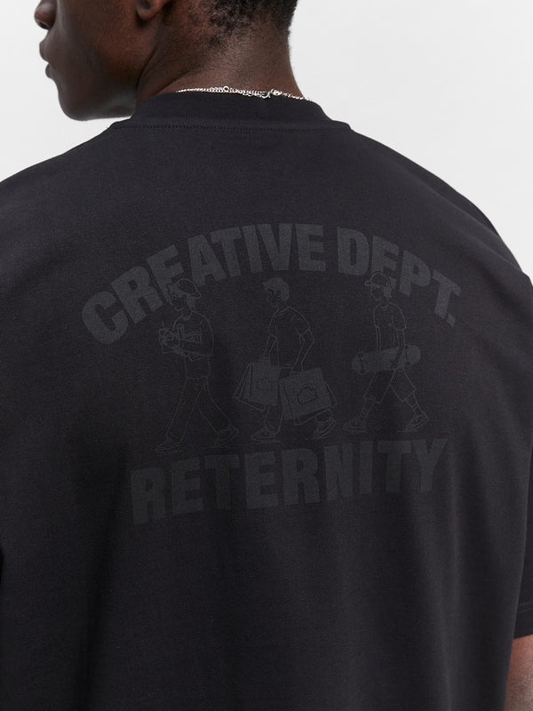 Creative Dept Logo Tshirt  Black