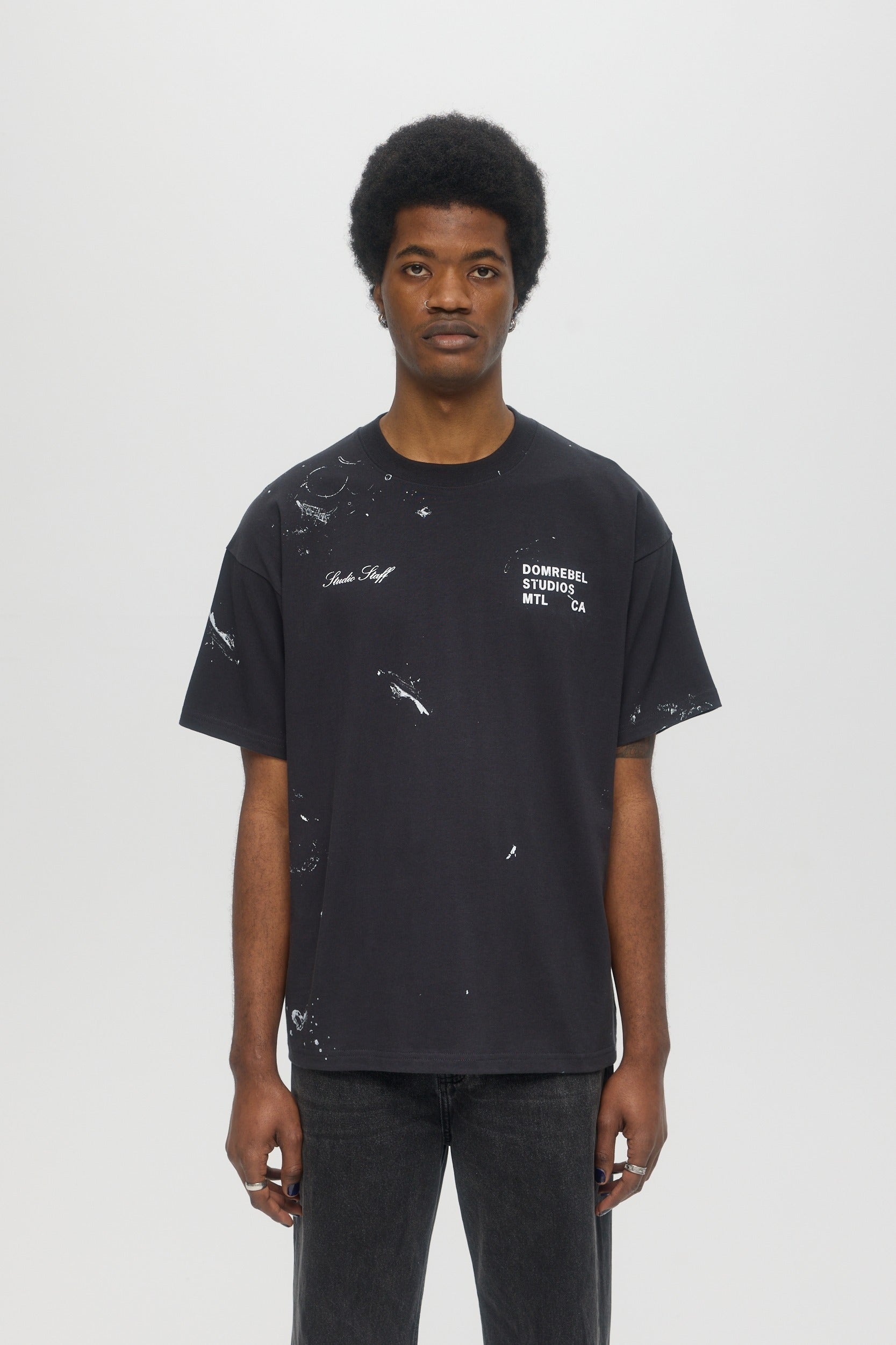 Staff Tshirt Old Black Ss26