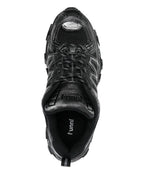 Syenthetic Leather Trainer Shoes Black