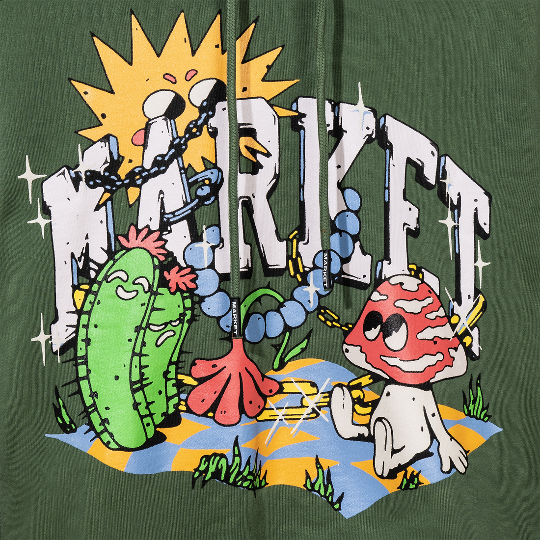 Fantasy Farm Pullover Hoodie Fern