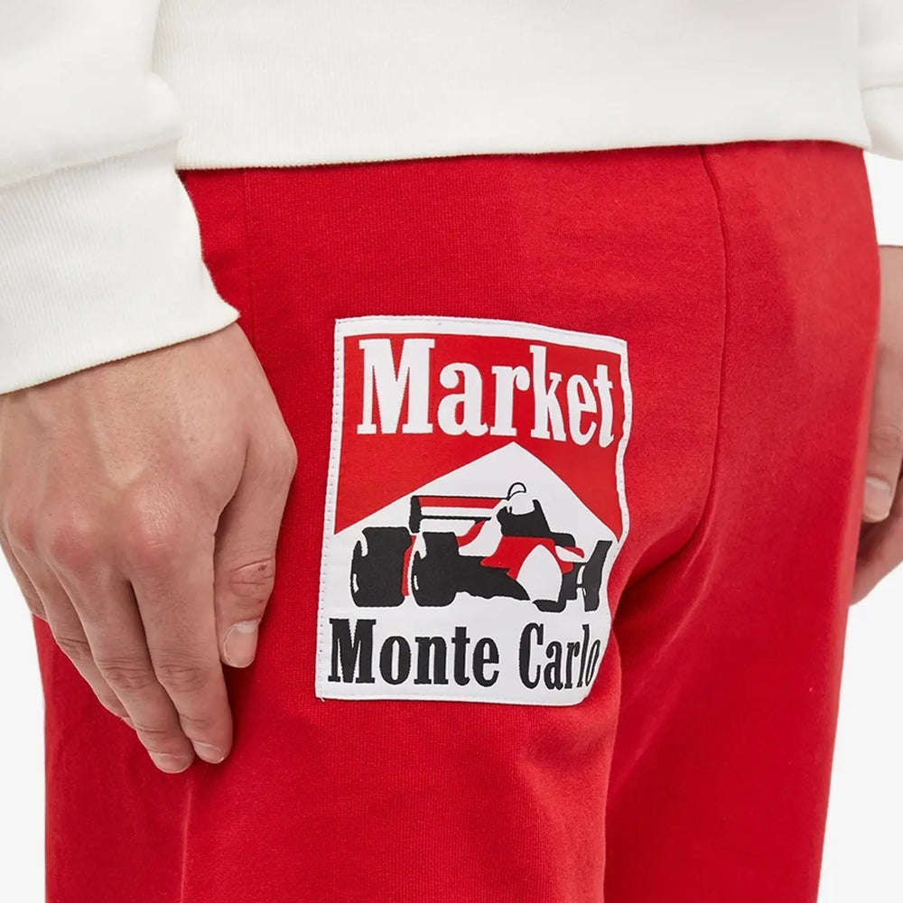 Market Racing Logo Sweatpants red