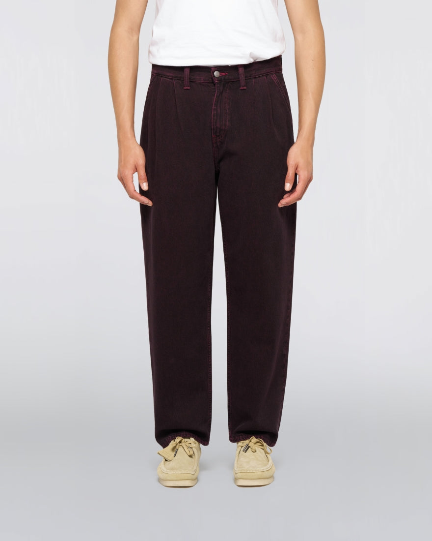 Bamba Pant Black Red Plum Overdyed