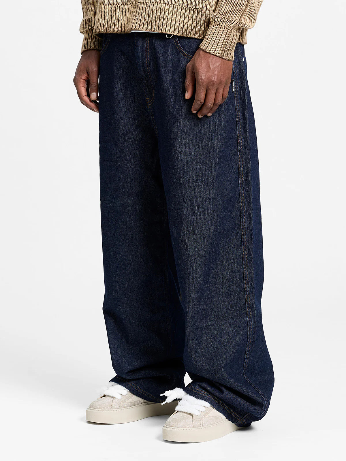 Essential Baggy Denim Raw Indigo