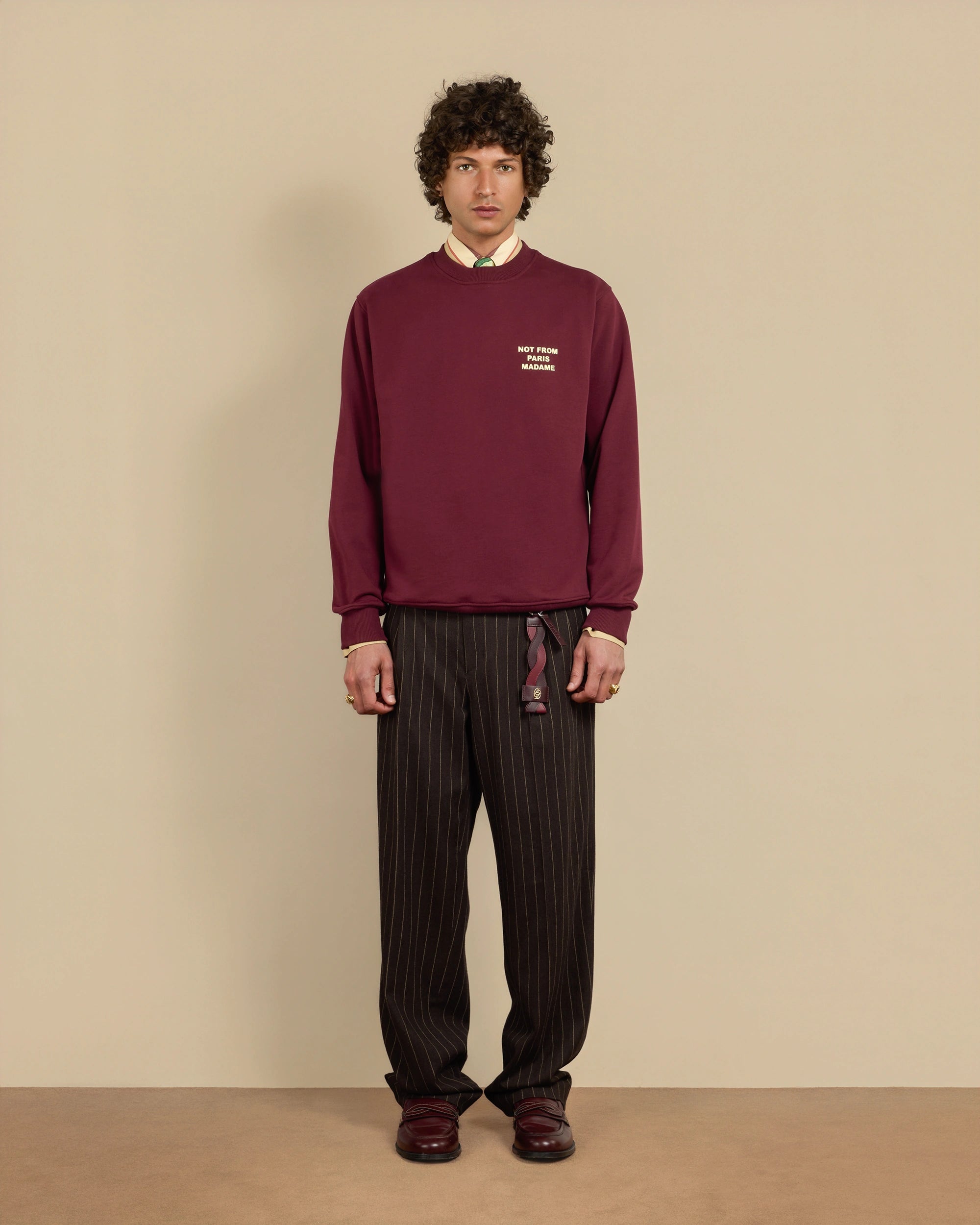 Le Sweatshirt Slogan Wine