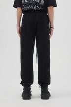 VARSITY SWEATPANTS Black
