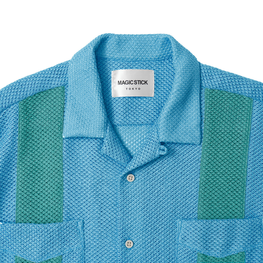 Mafia Series Summer Mesh Shirt Blue X Tiffany