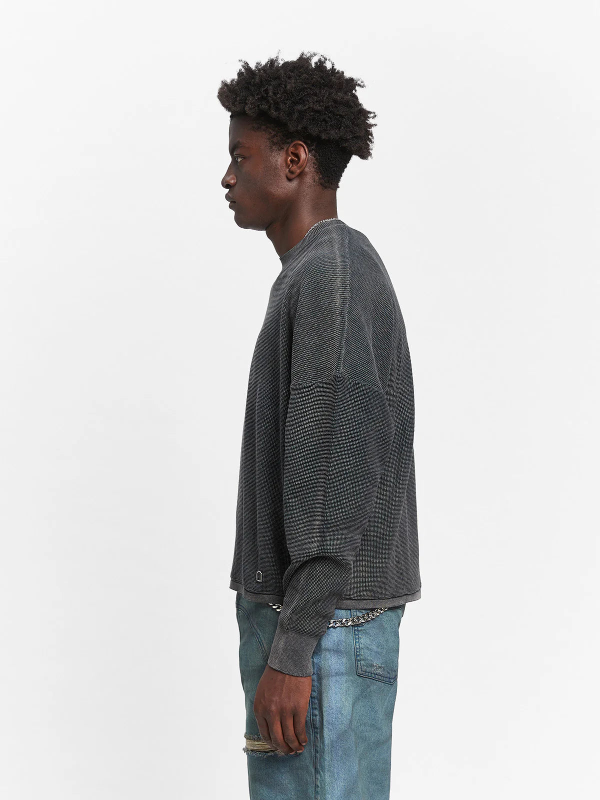 Atelier Knit Sweater Washed Black