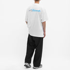 Logo print short sleeve Tshirt White