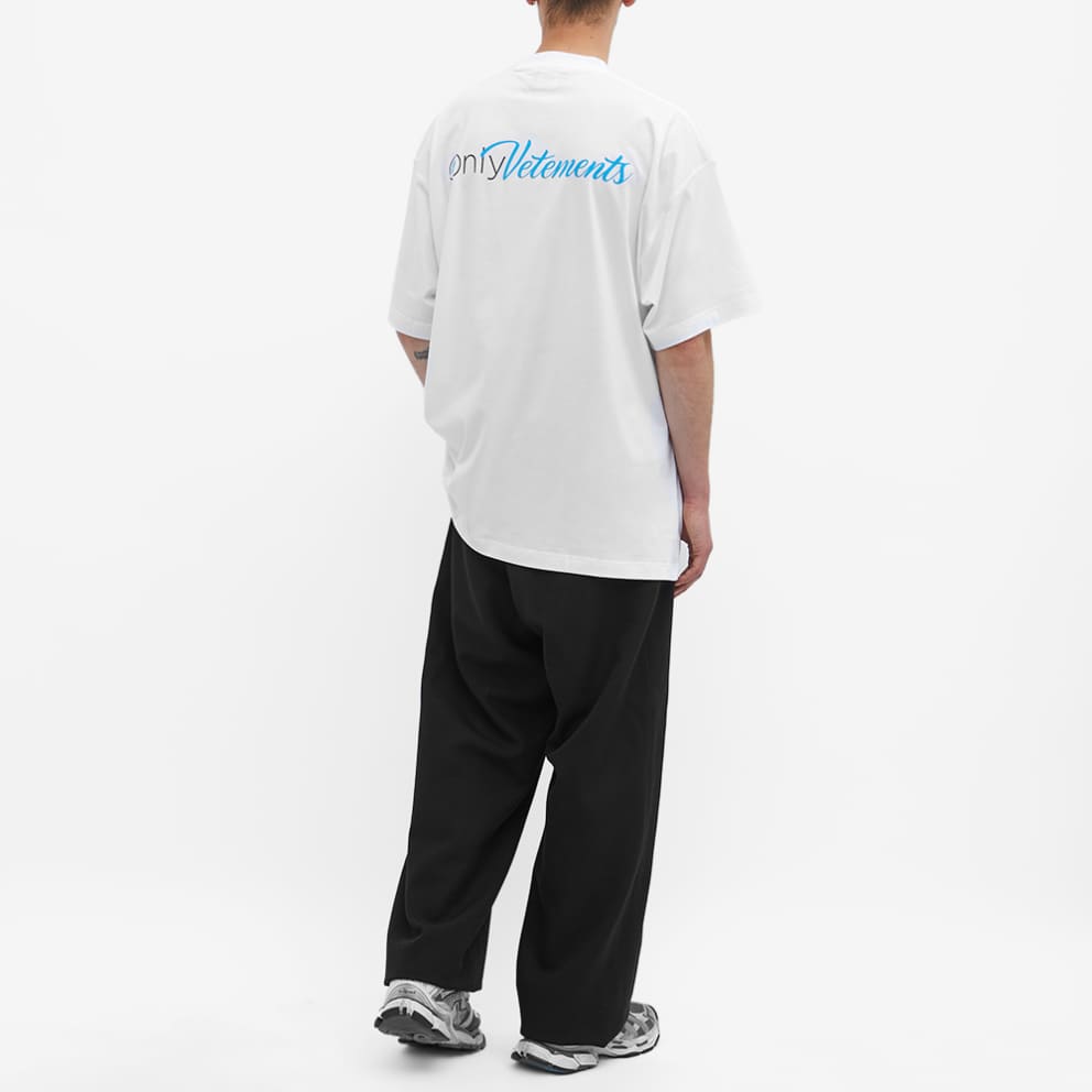 Logo print short sleeve Tshirt White