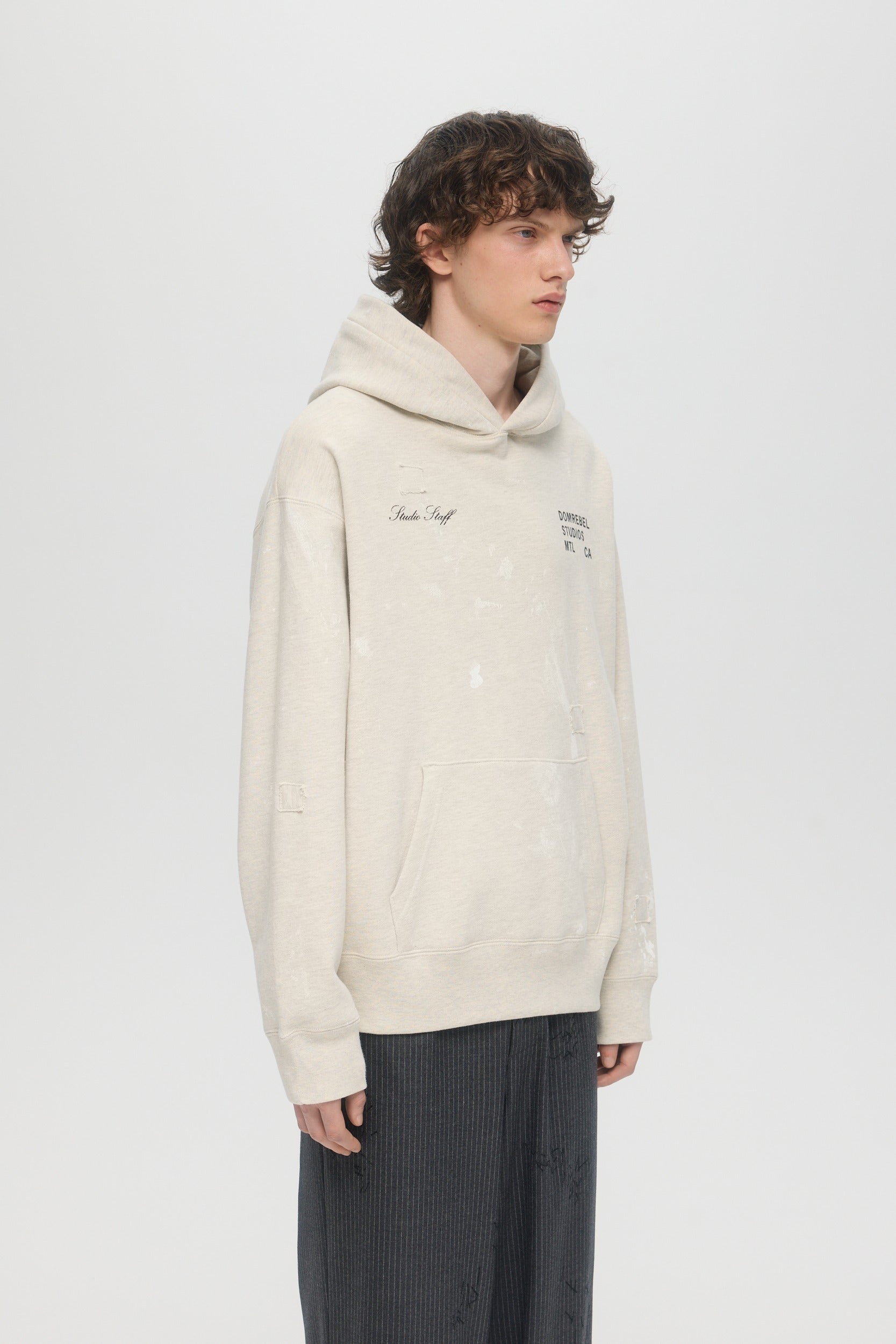 Staff Pullover Hoodie Greige