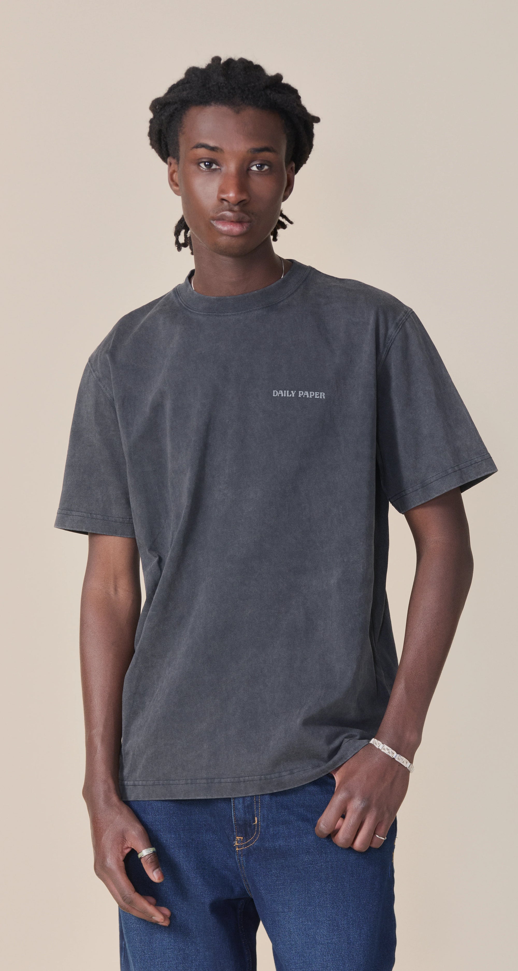 Senses T Shirt Washed Black