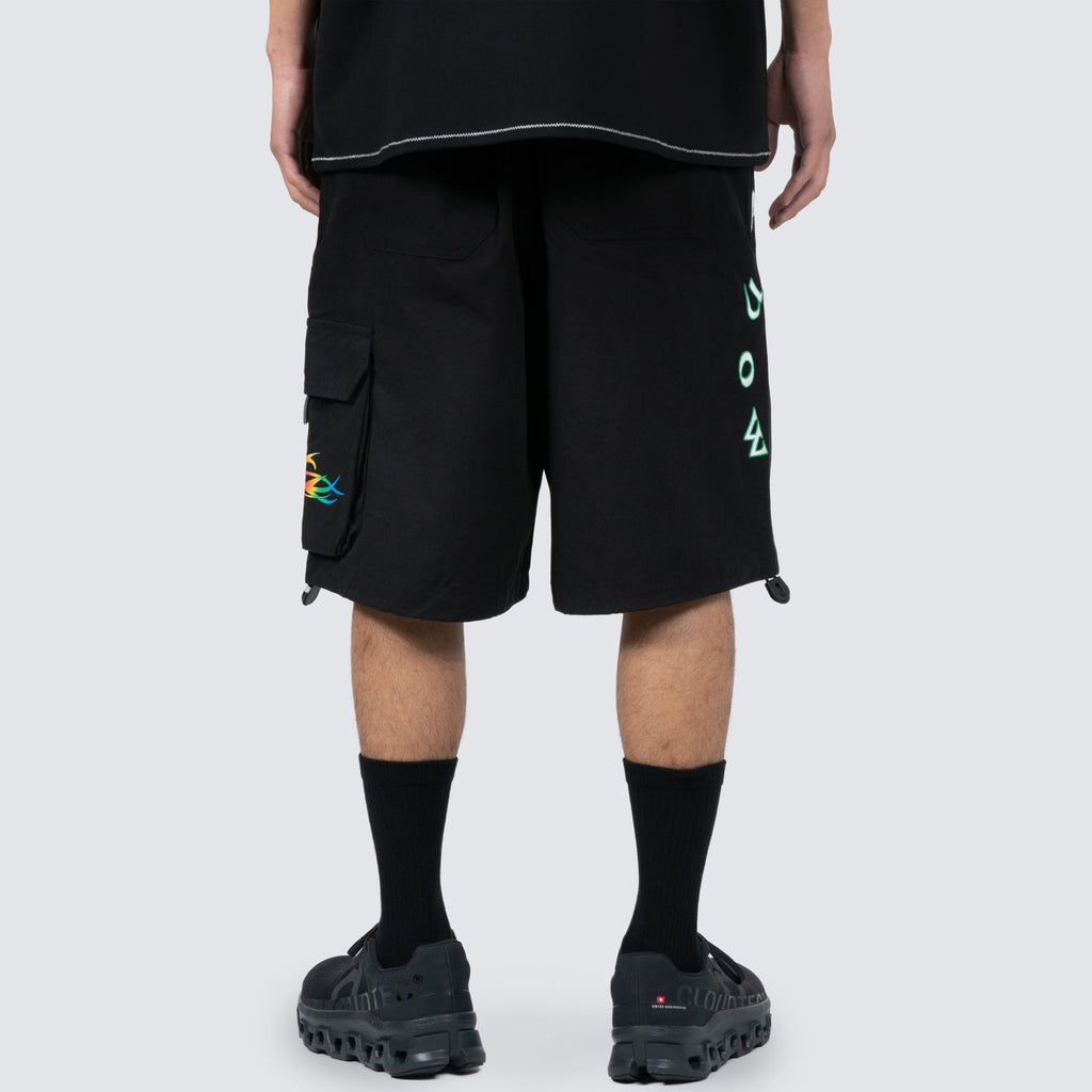 Adventure Cargo Shorts Black