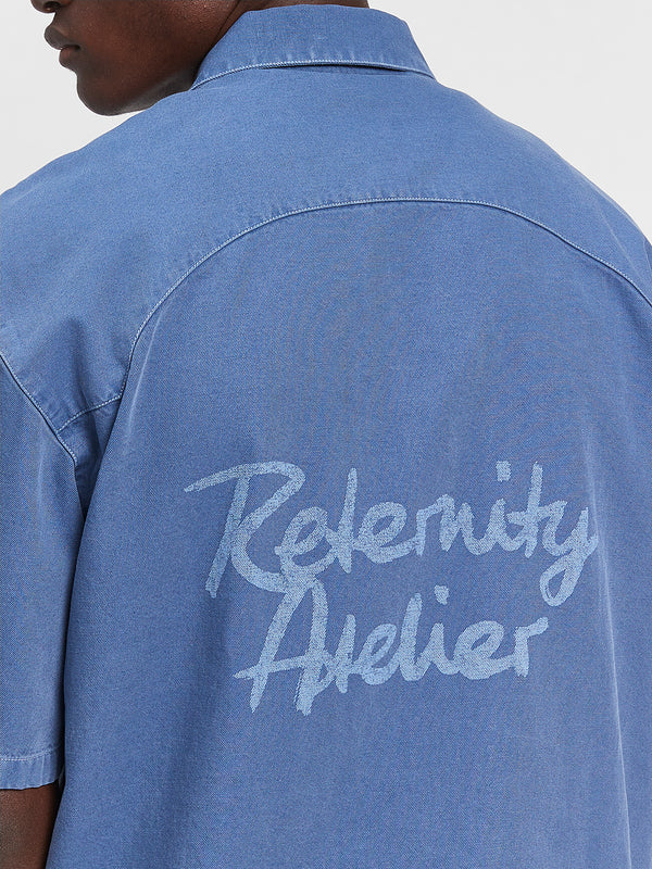 Lumevo Canvas Zipshirt  Blue