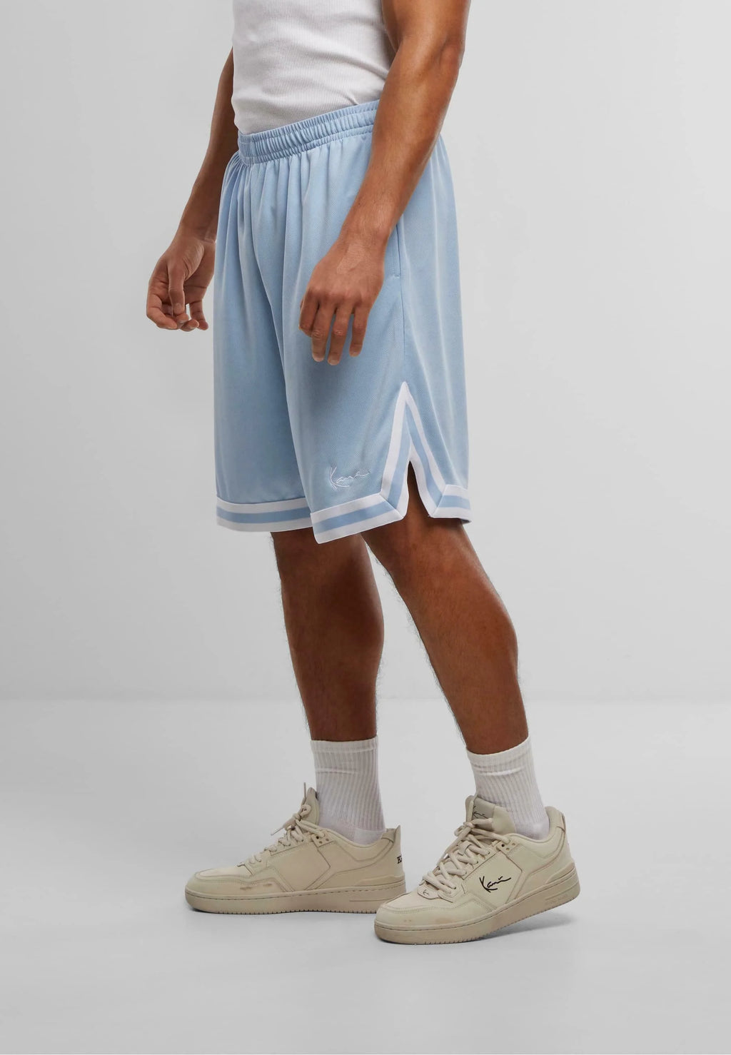Small Signature Mesh Shorts Blue