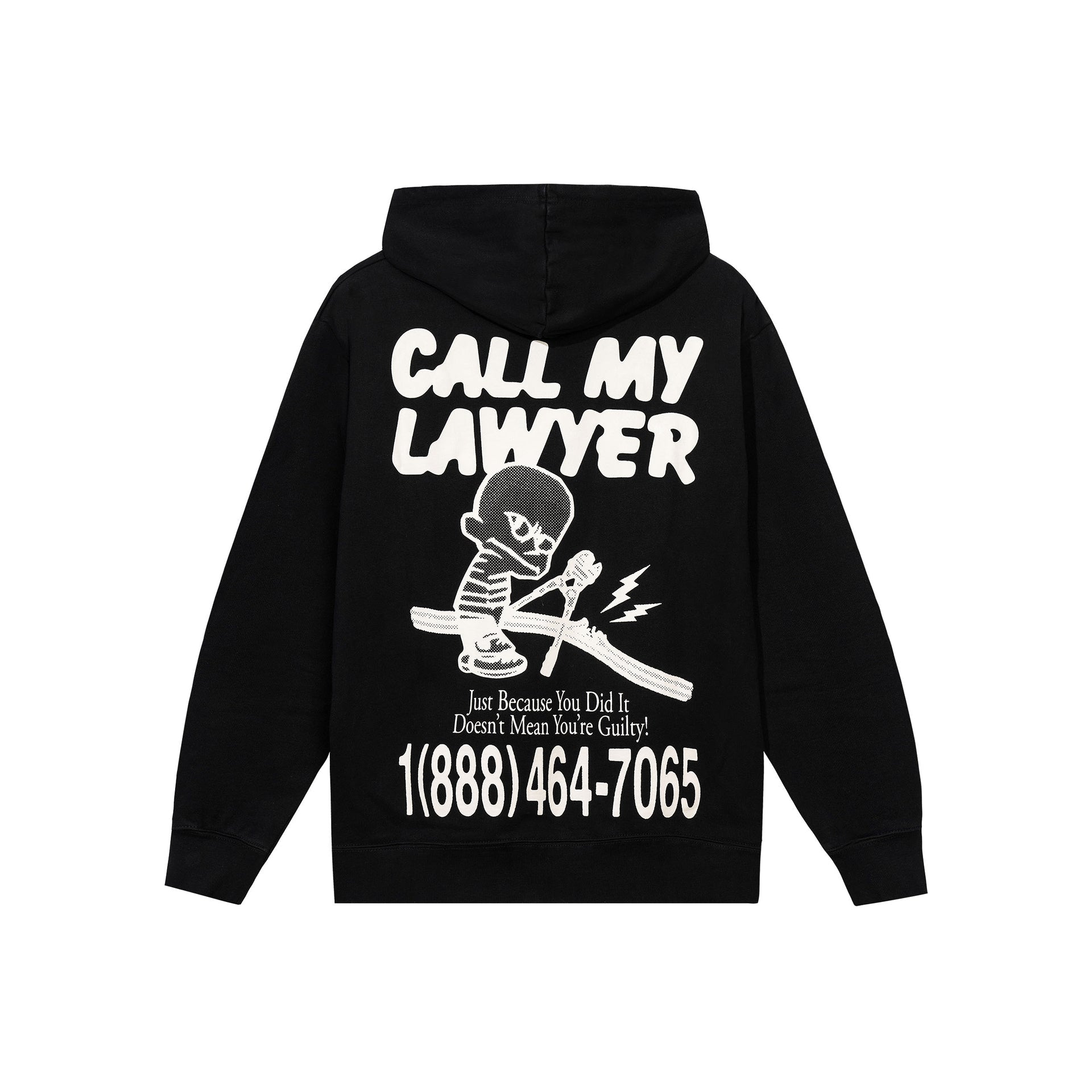 Not Guilty Pullover Hoodie Washed Black