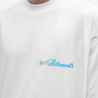 Logo print short sleeve Tshirt White