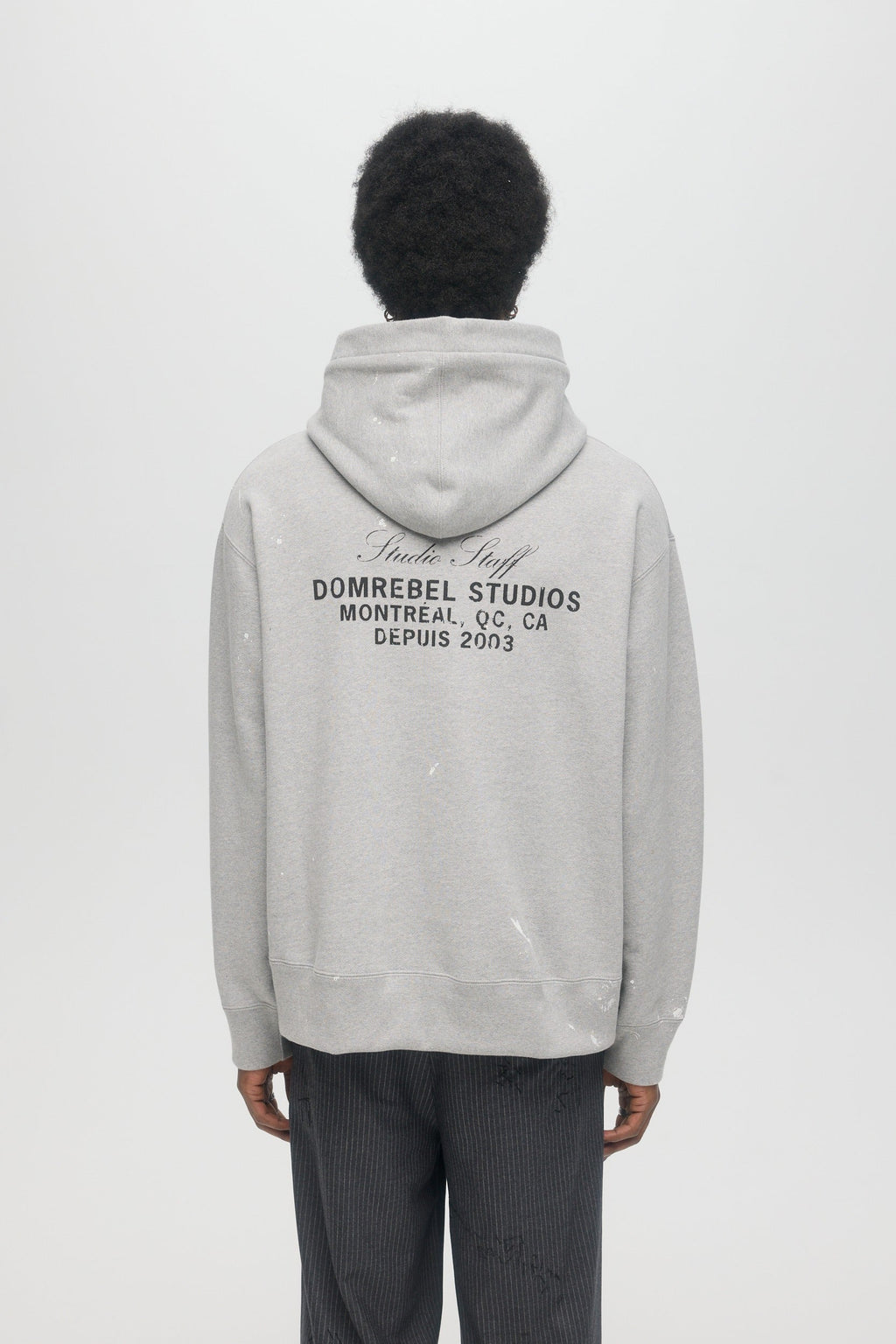Staff Pullover Hoodie Heather Grey