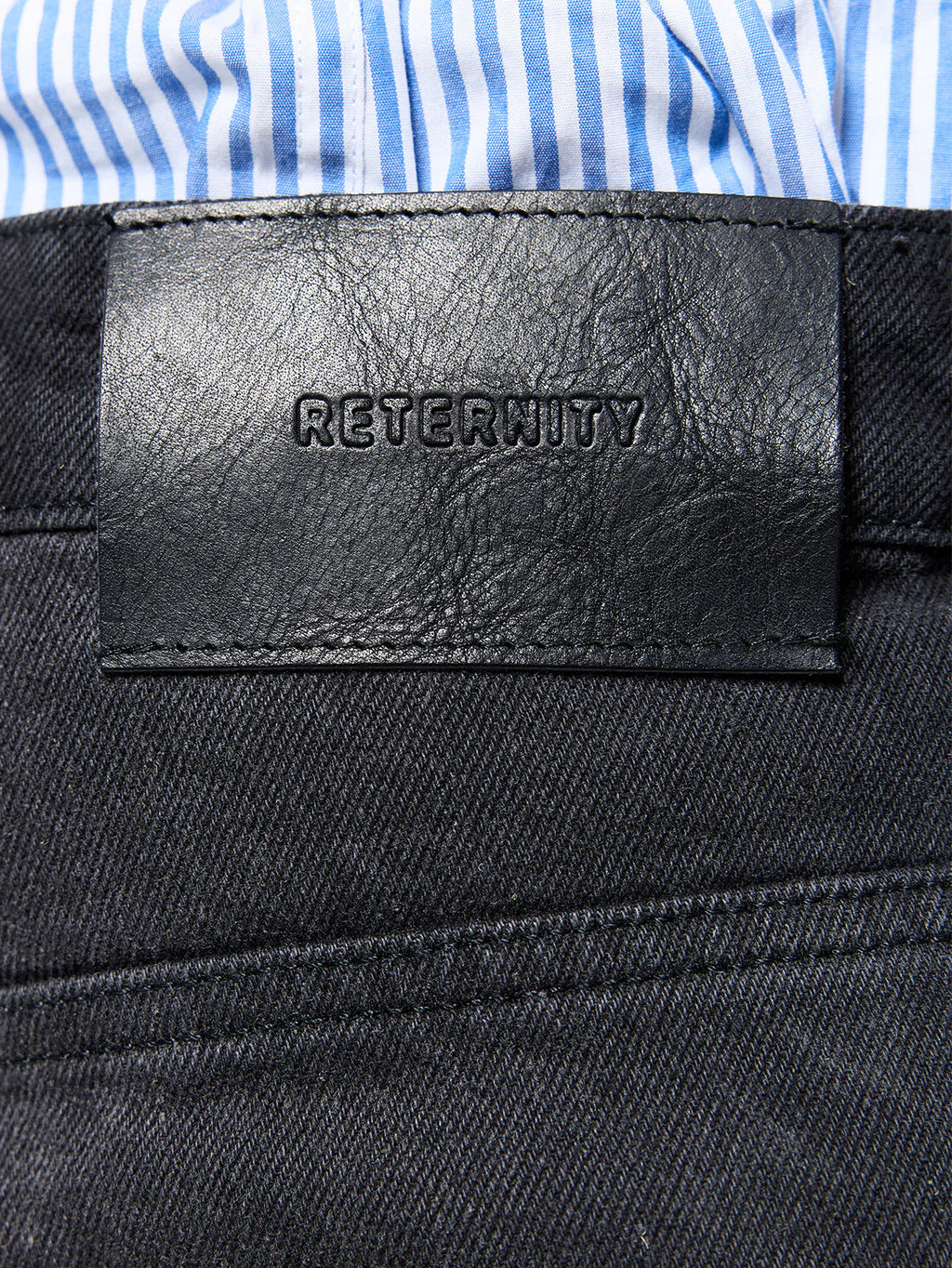 Essential Baggy Denim Washed Black
