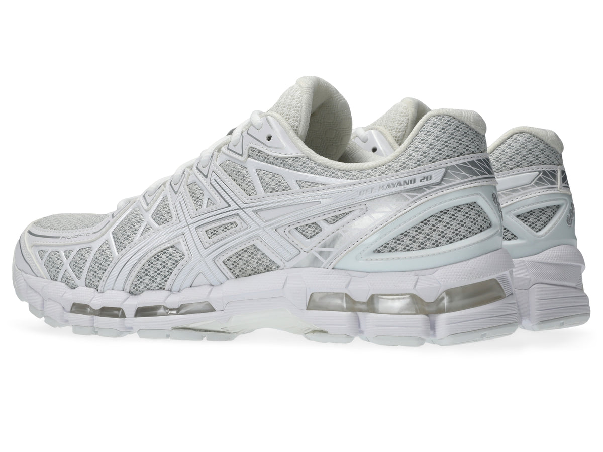 Gel Kayano 20 Glacier Grey White
