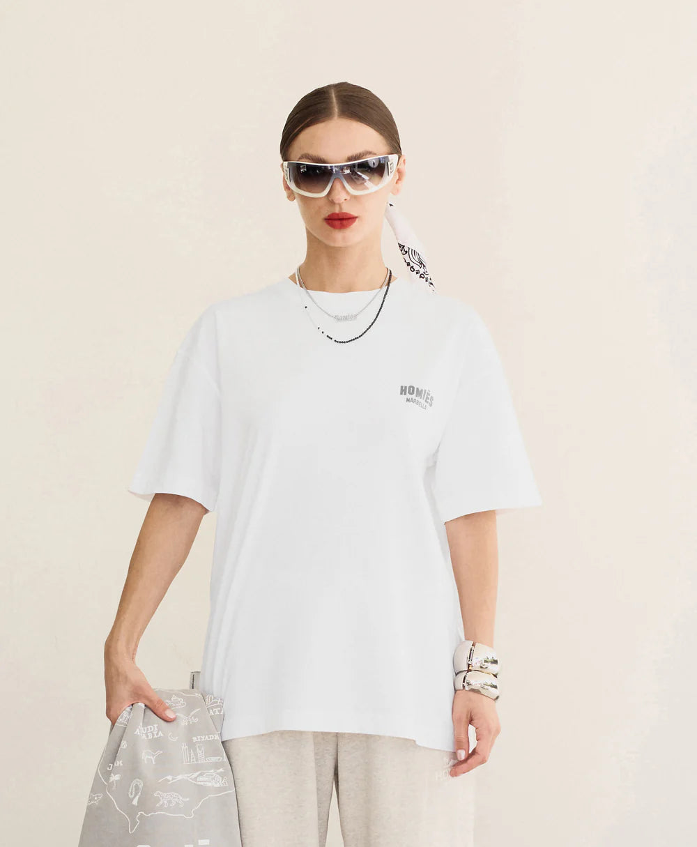 Mapa T Shirt Middle East Vintage Light Grey