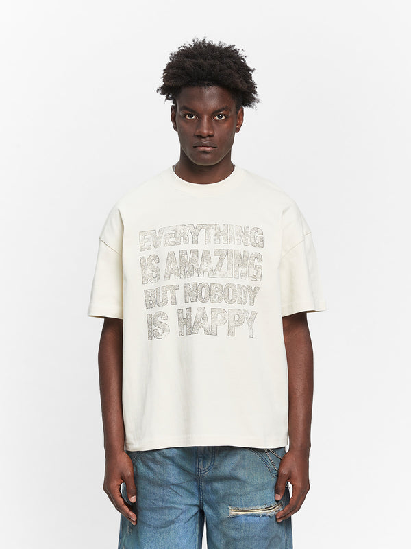 Quote Tshirt  Cream