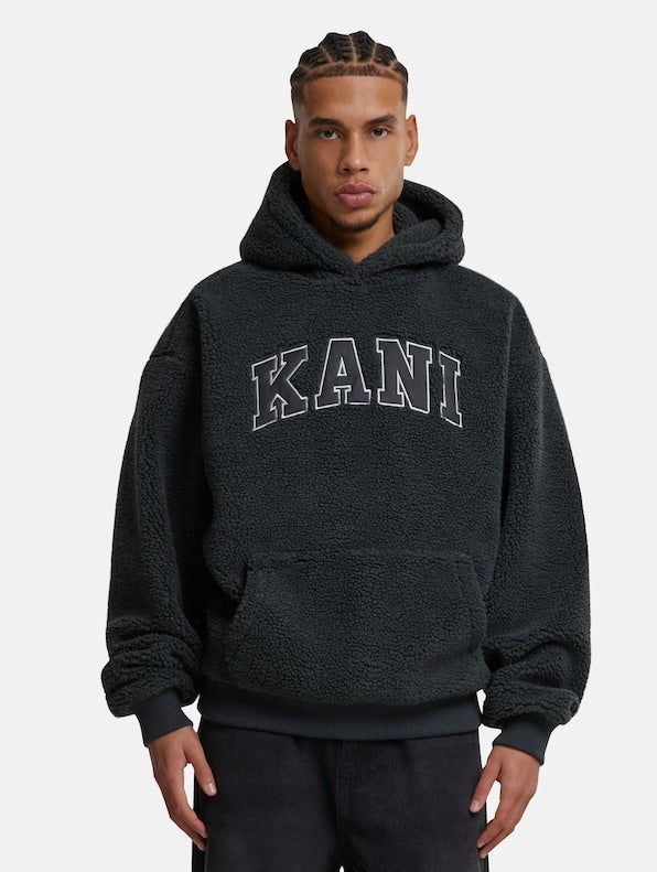 Serif Teddy Hoodie anthracite