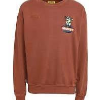 Gone Camping Washed Crew Sweatshirt washed brown