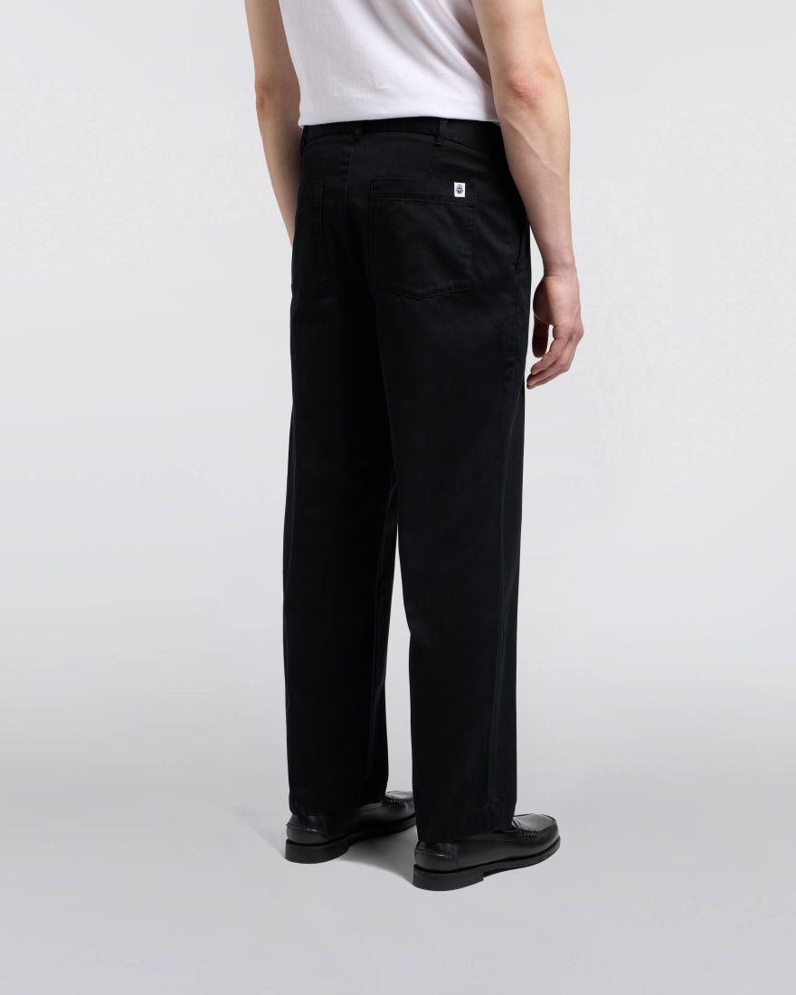 Solan Pant Black Garment Dyed