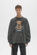 Play Sketch Sweatshirt Faded Black Fw26