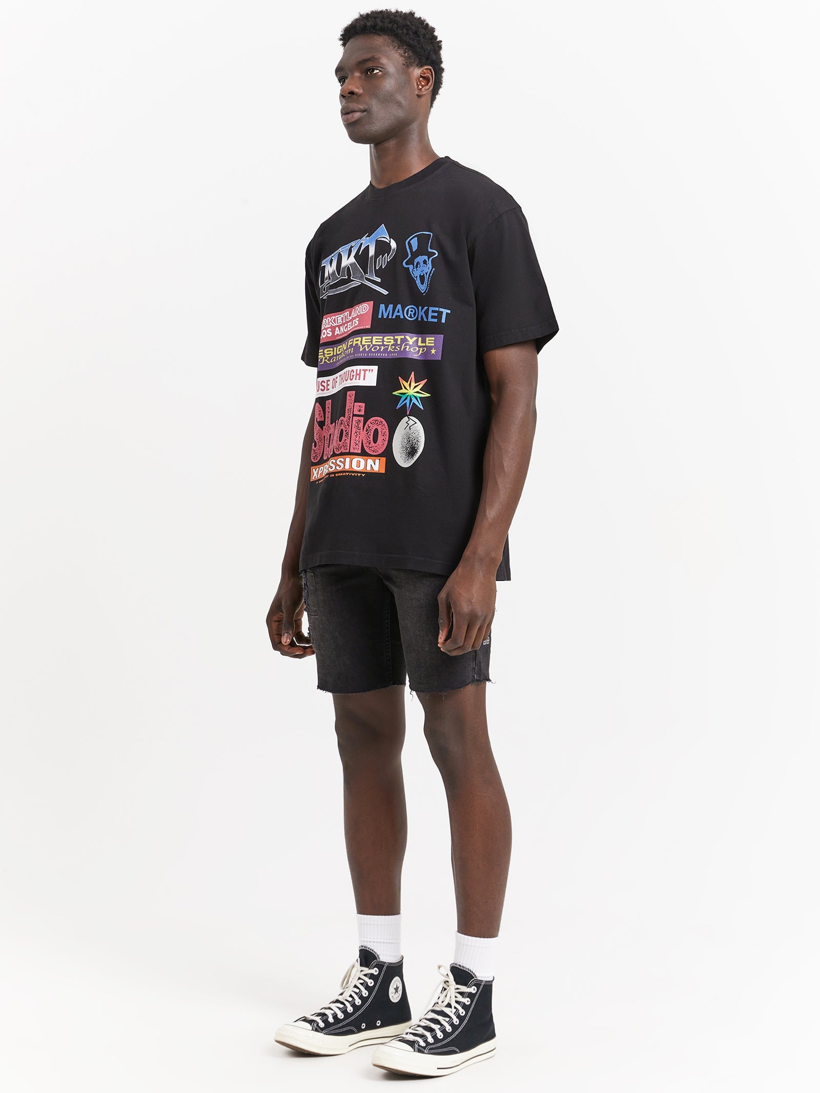 Tour Van T Shirt Washed Black