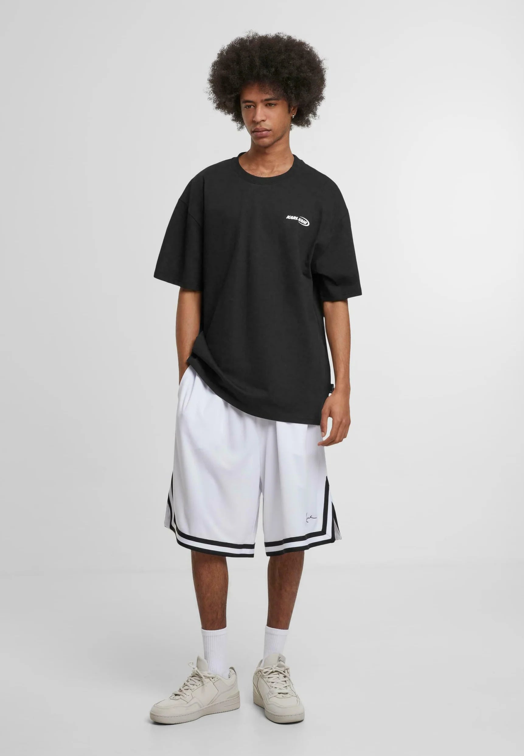 Woven Signature Resist Love Tee Black