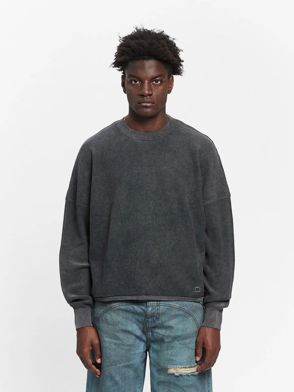 Atelier Knit Sweater Washed Black