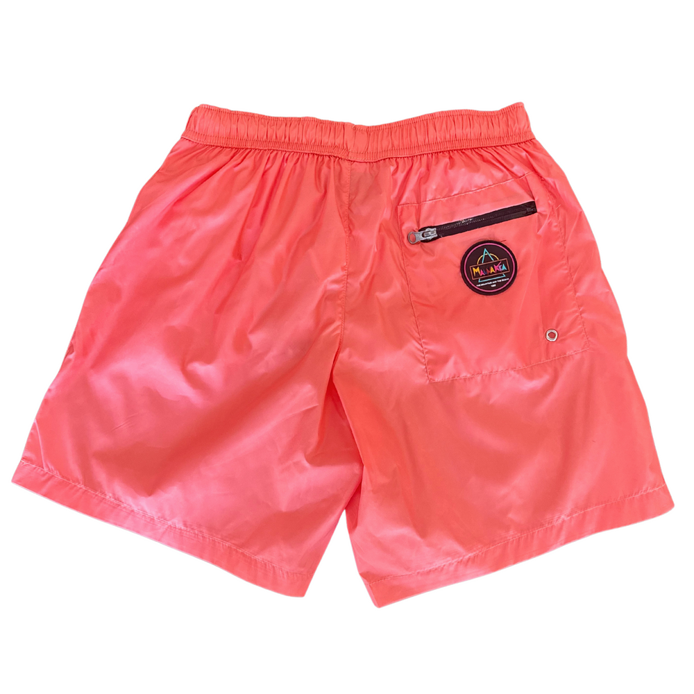 Solid Color Boardshorts Pink
