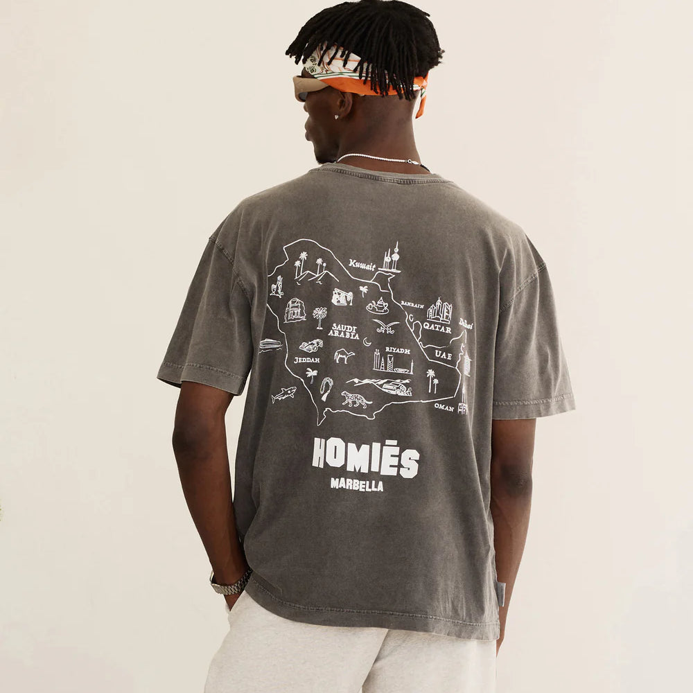 
                      
                        Mapa T Shirt Middle East Vintage Grey
                      
                    