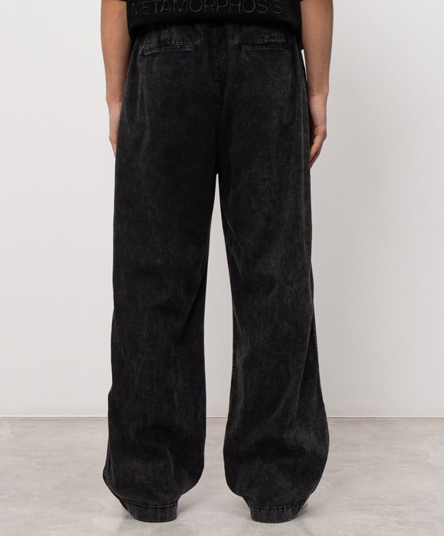 Denim Drawstring Pants Ash