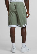 Small Signature Mesh Shorts Green