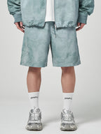 Dyeing Like Polyester Shorts Green