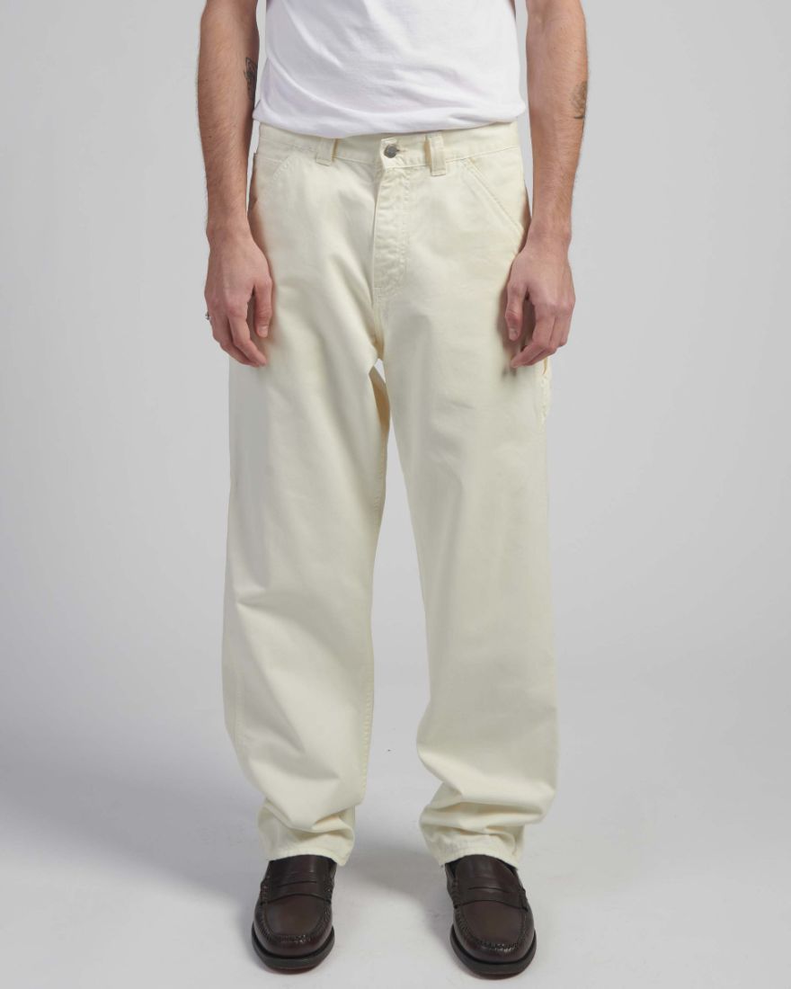 Delta Work Pant whisper white gar dyed