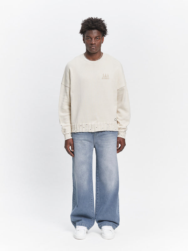 Essential Baggy Denim  Stone Blue