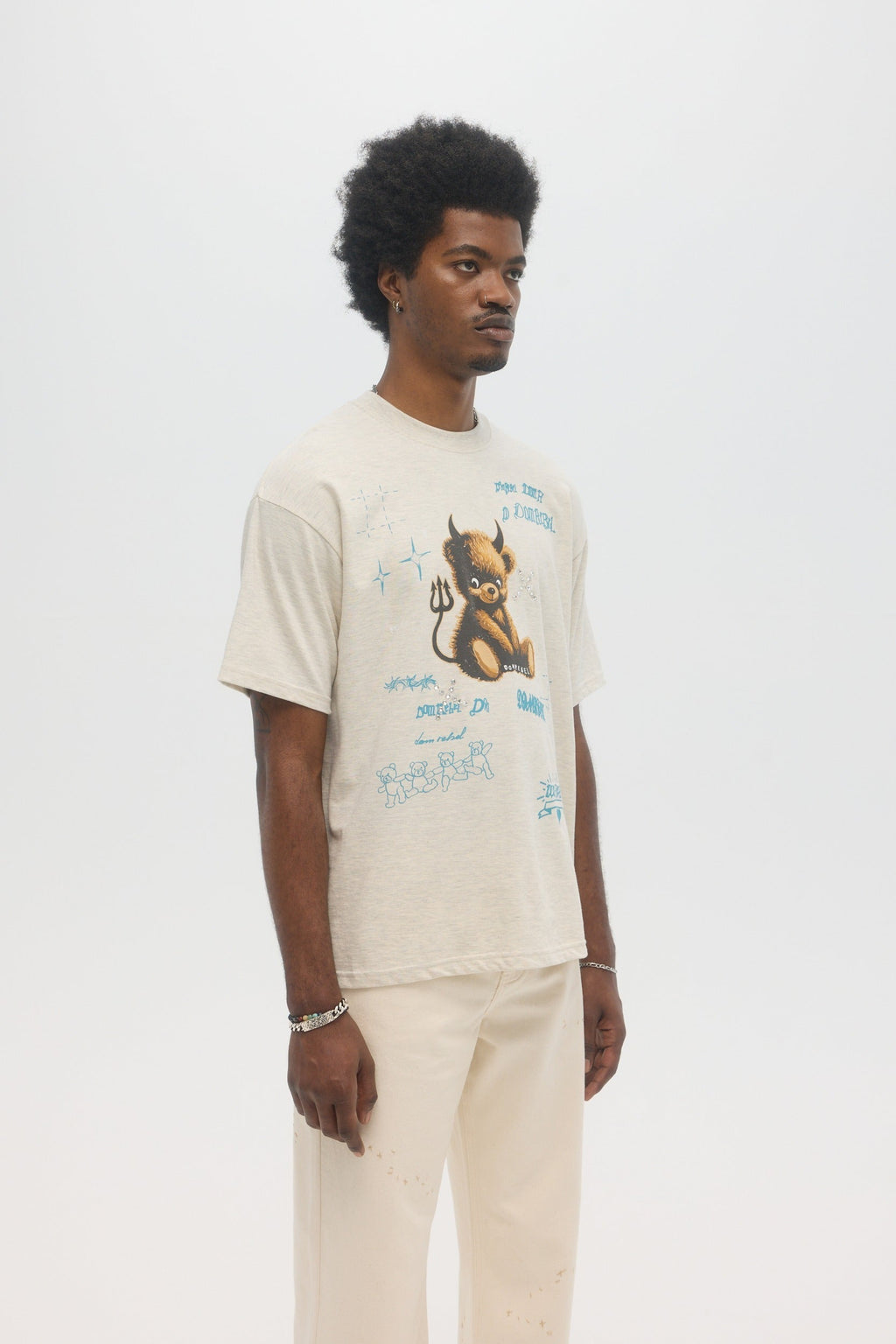 Lil Dev Tshirt Greige