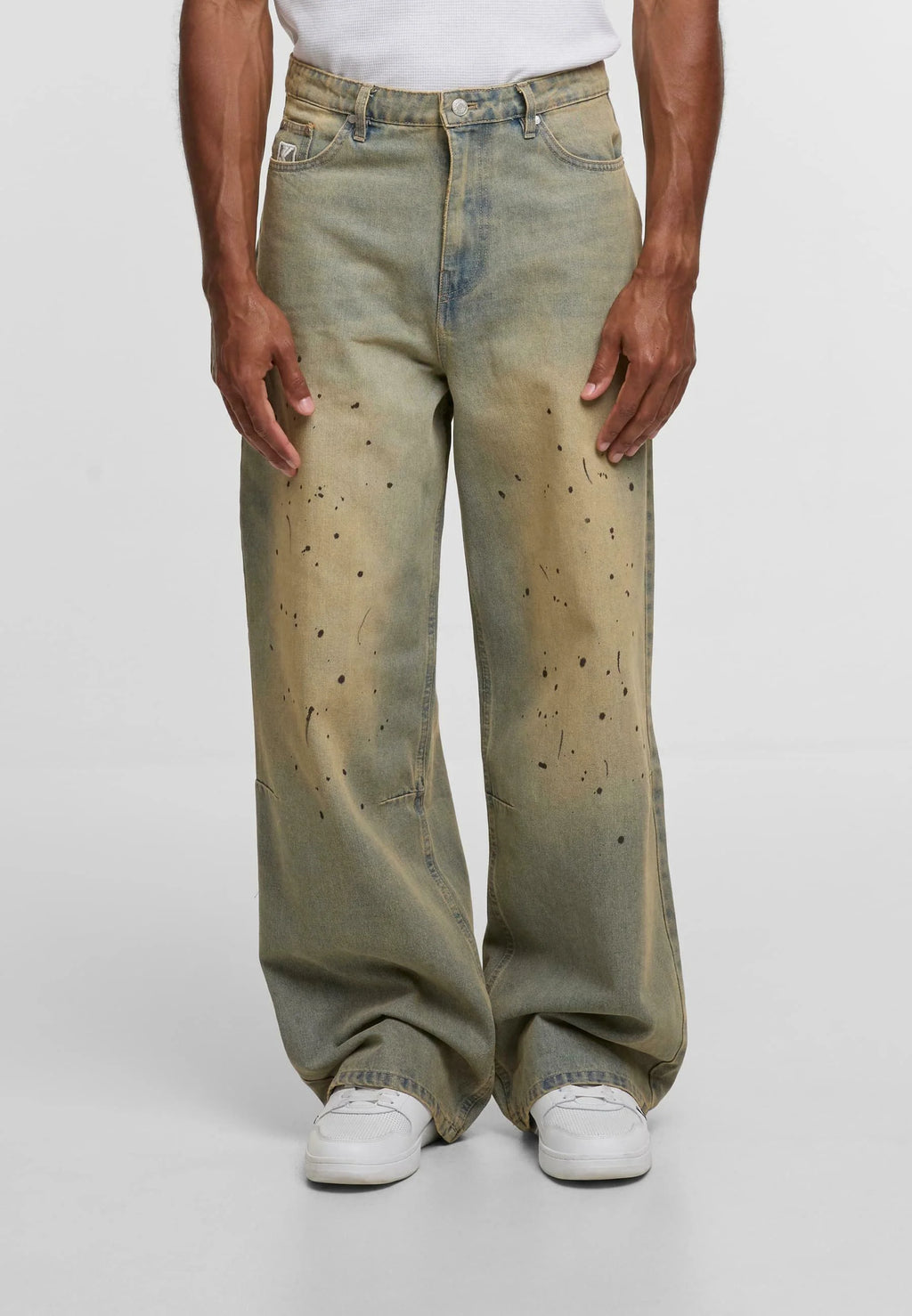 Og K Washed Relaxed Baggy Jeans blue