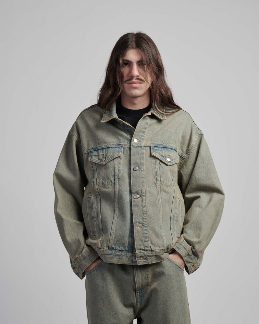 EU Trucker Jacket blue terra wash