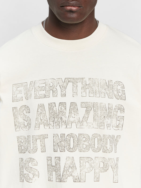 Quote Tshirt  Cream