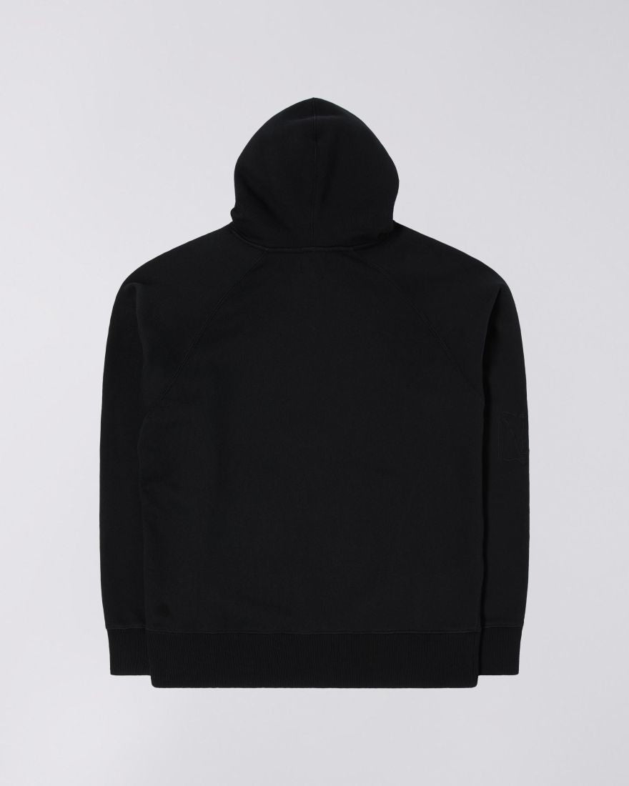 Jonathan Castro Hoodie Sweat black garment washed