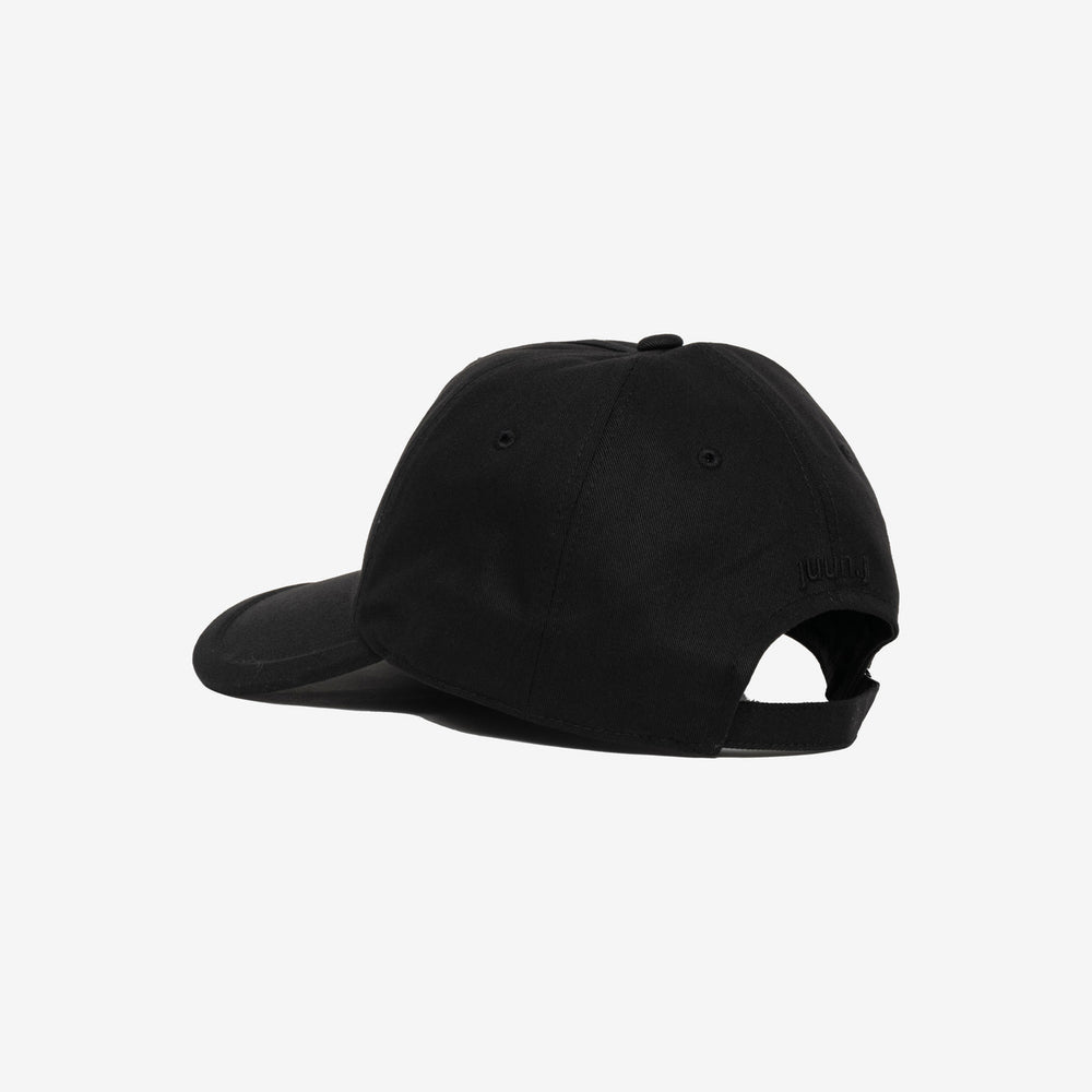 Cotton Logo Ball Cap Black