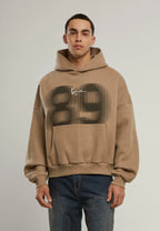 Signature 89 Boxy Os Hoodie brown