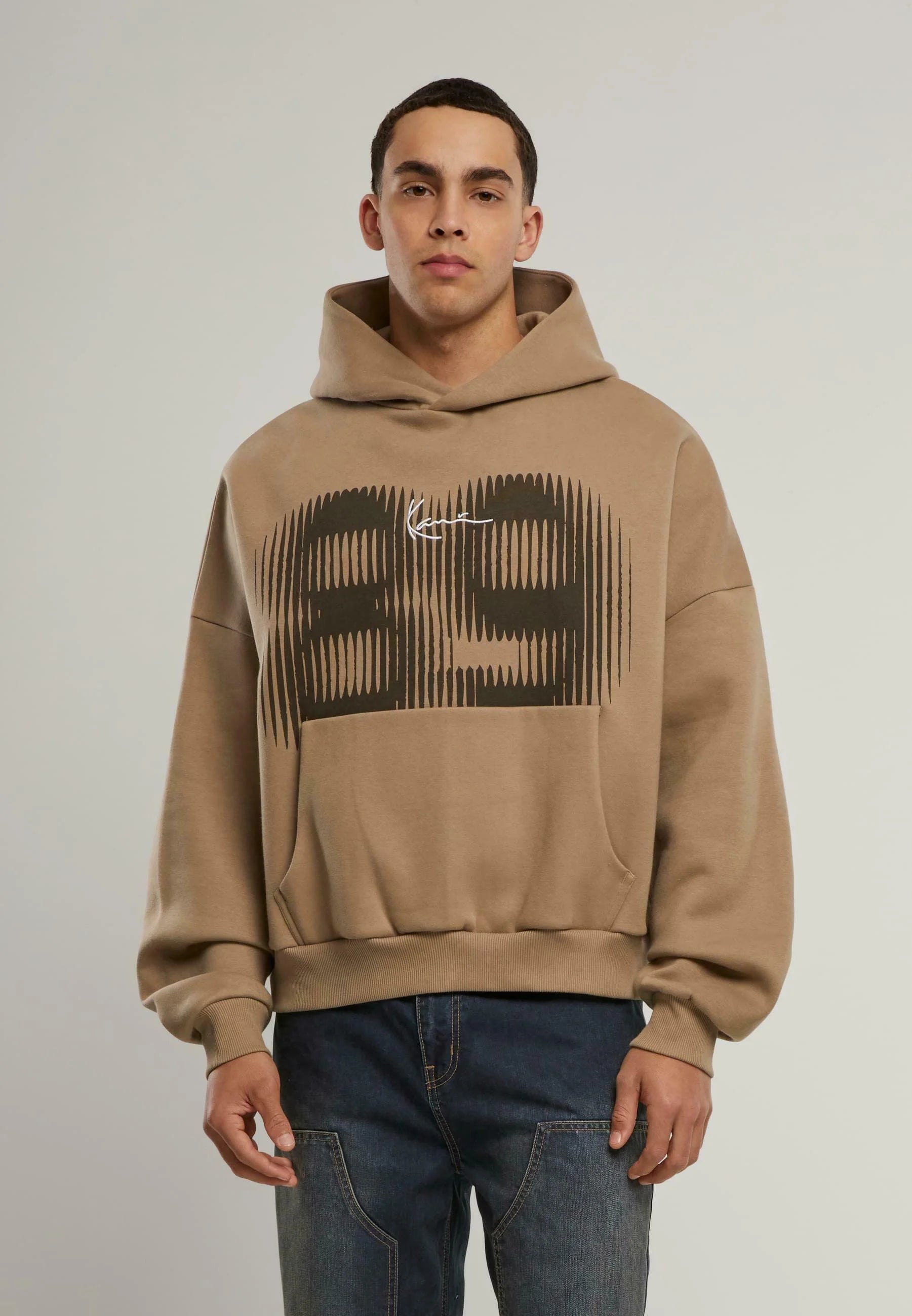 Signature 89 Boxy Os Hoodie brown