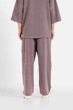 Pants Resort Crepe Fabric 12748 Brow